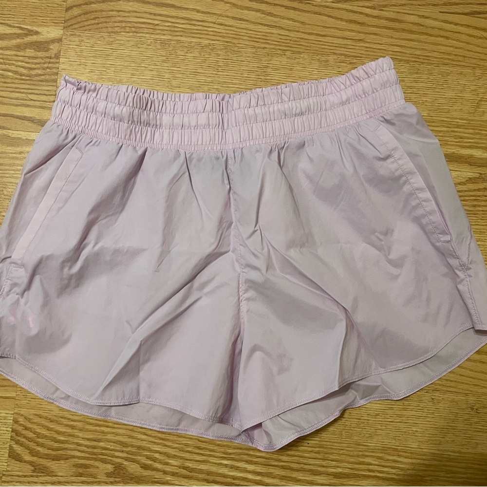Under Armour Women's Soft Pink Athletic Shorts